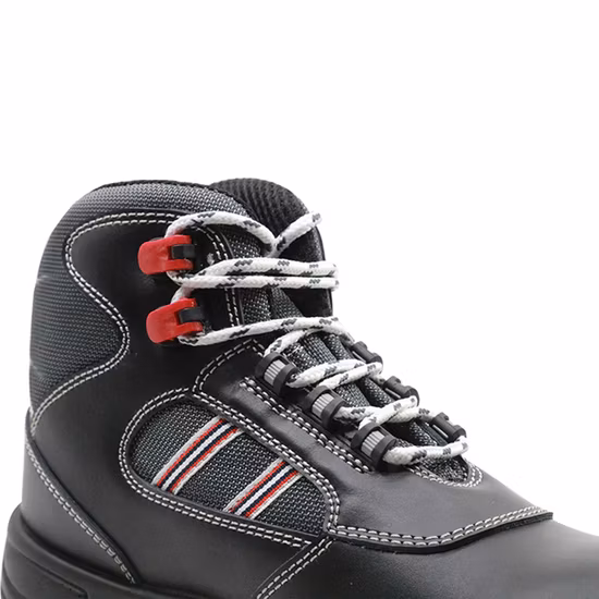 CE S3 Src Óleo Resistente à Água Antiderrapante Sola PU Sapatos de Segurança Biqueira de Aço Prevenir Punção Antiestática Homens Botas de Segurança de Couro de Vaca Industrial